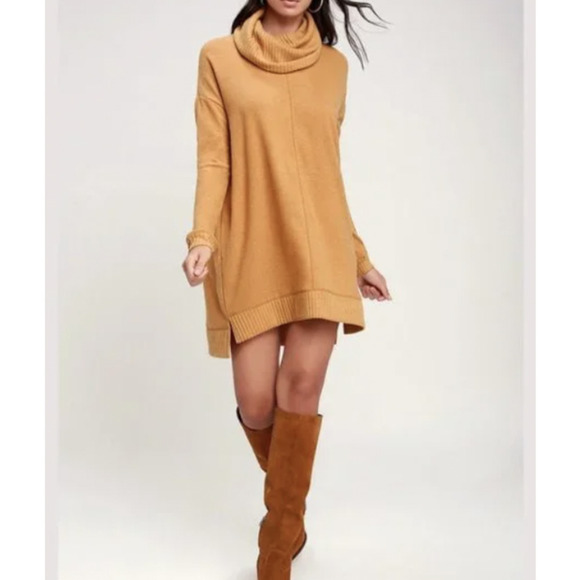 Urban Outfitters Dresses & Skirts - Urban Outfitters Lumière Cowl Neck Long Sleeve Sweater Dress